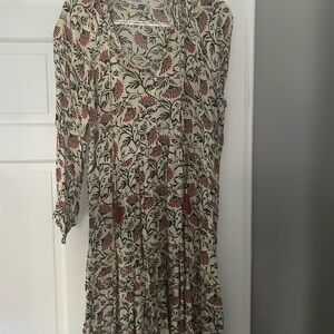 Roma Floral Print Dress